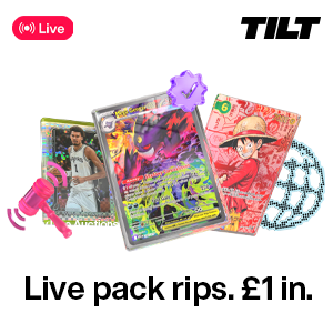 Live pack rips. £1 in.