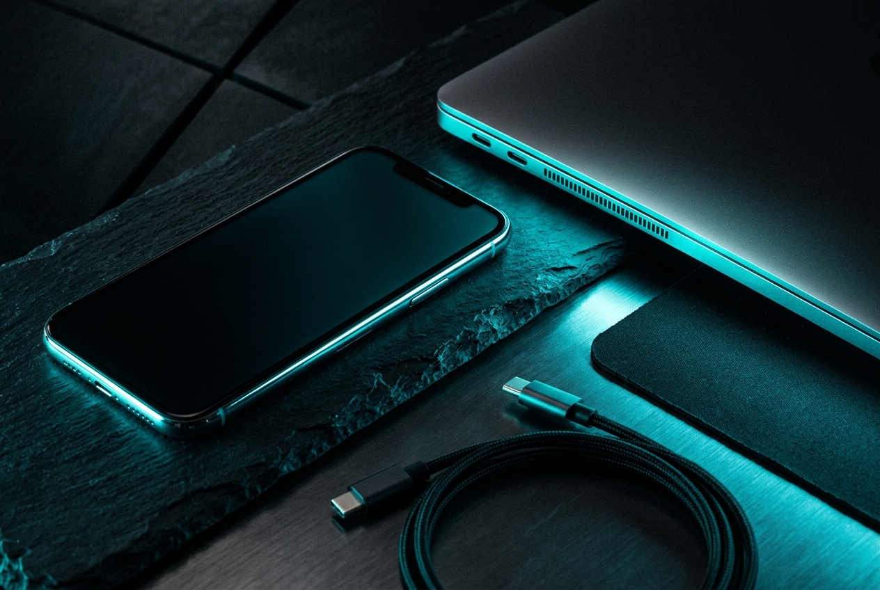 Jasper — KLYROO laptop editorial image
